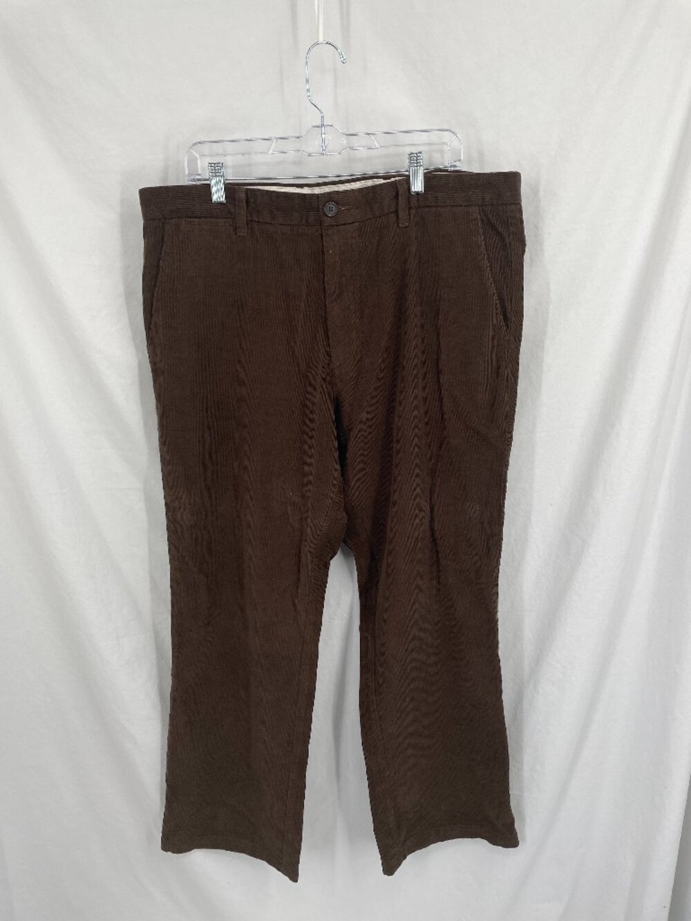 Dockers D3 Classic Fit Men Brown Corduroy Pants Casual Comfort